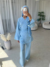 Baby blue kimono co-ord