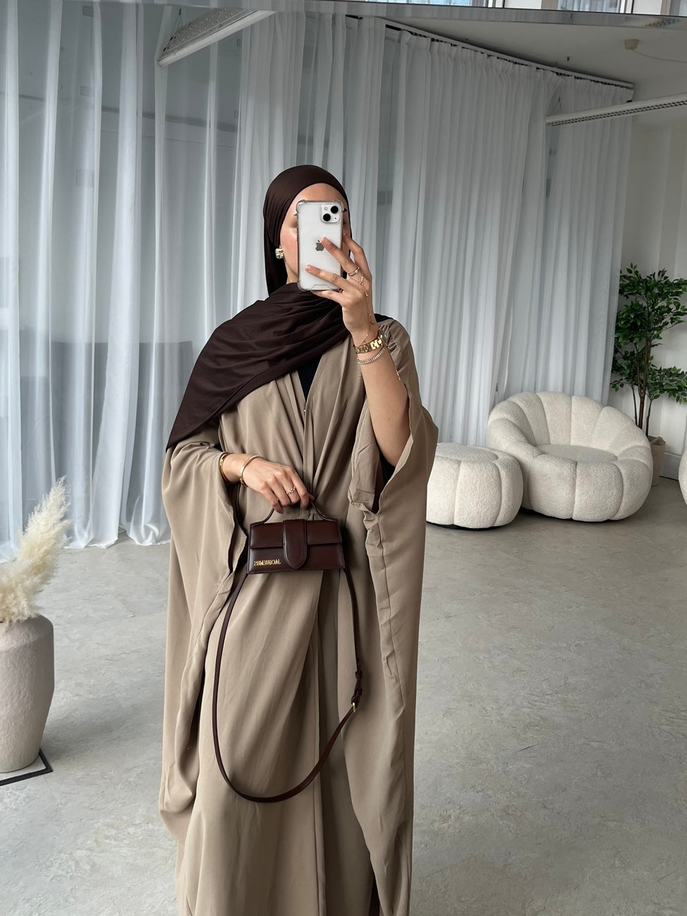 Taupe kaftan