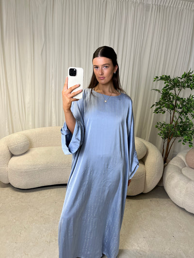 Baby blue gem kaftan