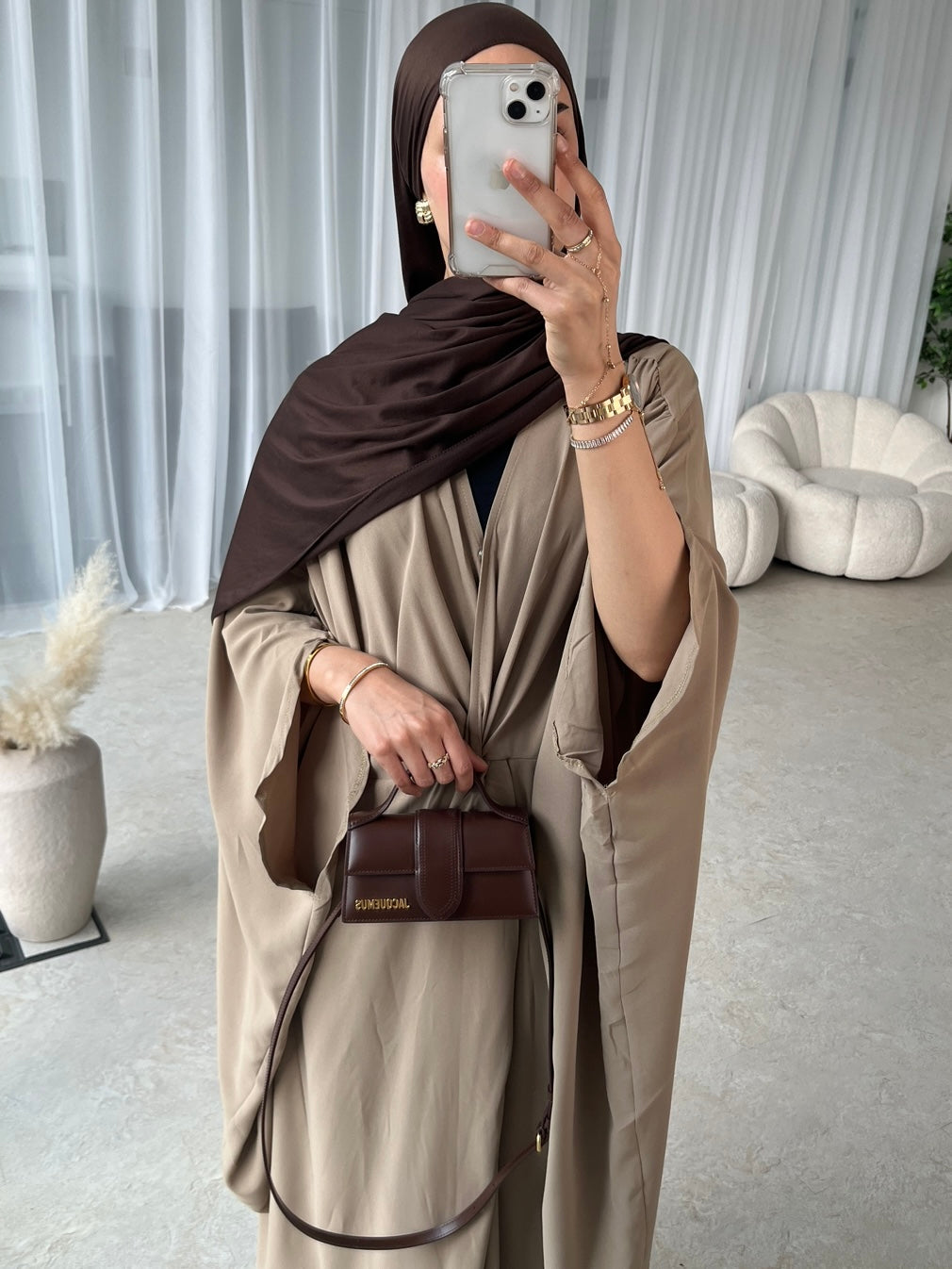 Taupe kaftan