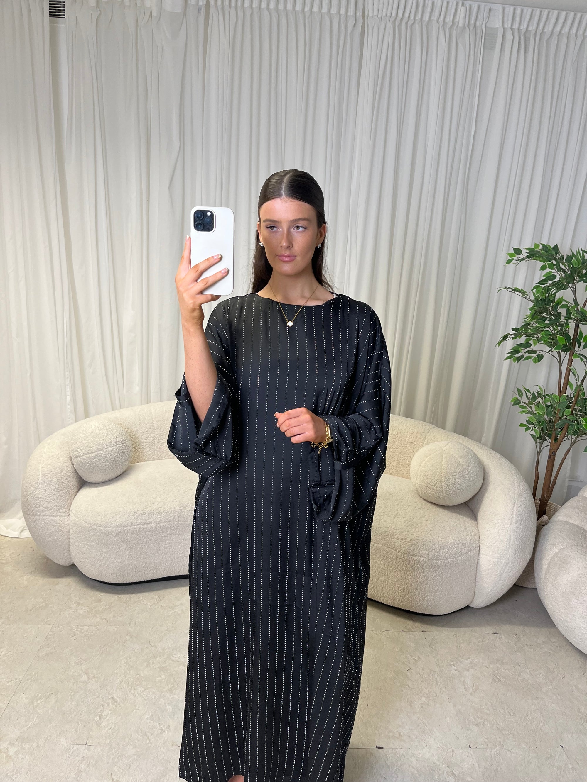 Black gem Kaftan