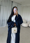 Navy Open Abaya