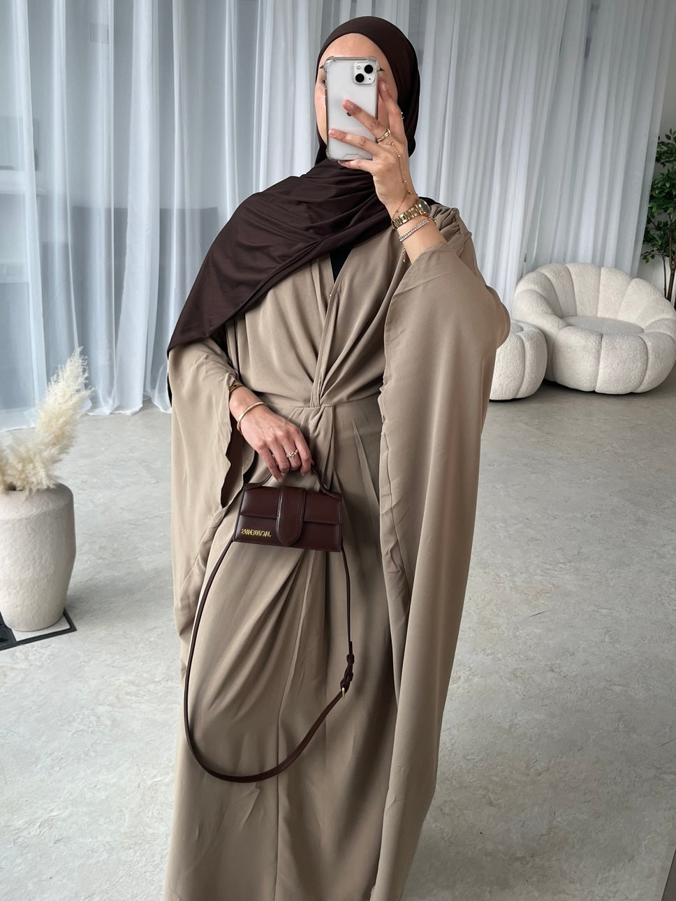 Taupe kaftan