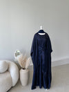 Navy 5 piece abaya set