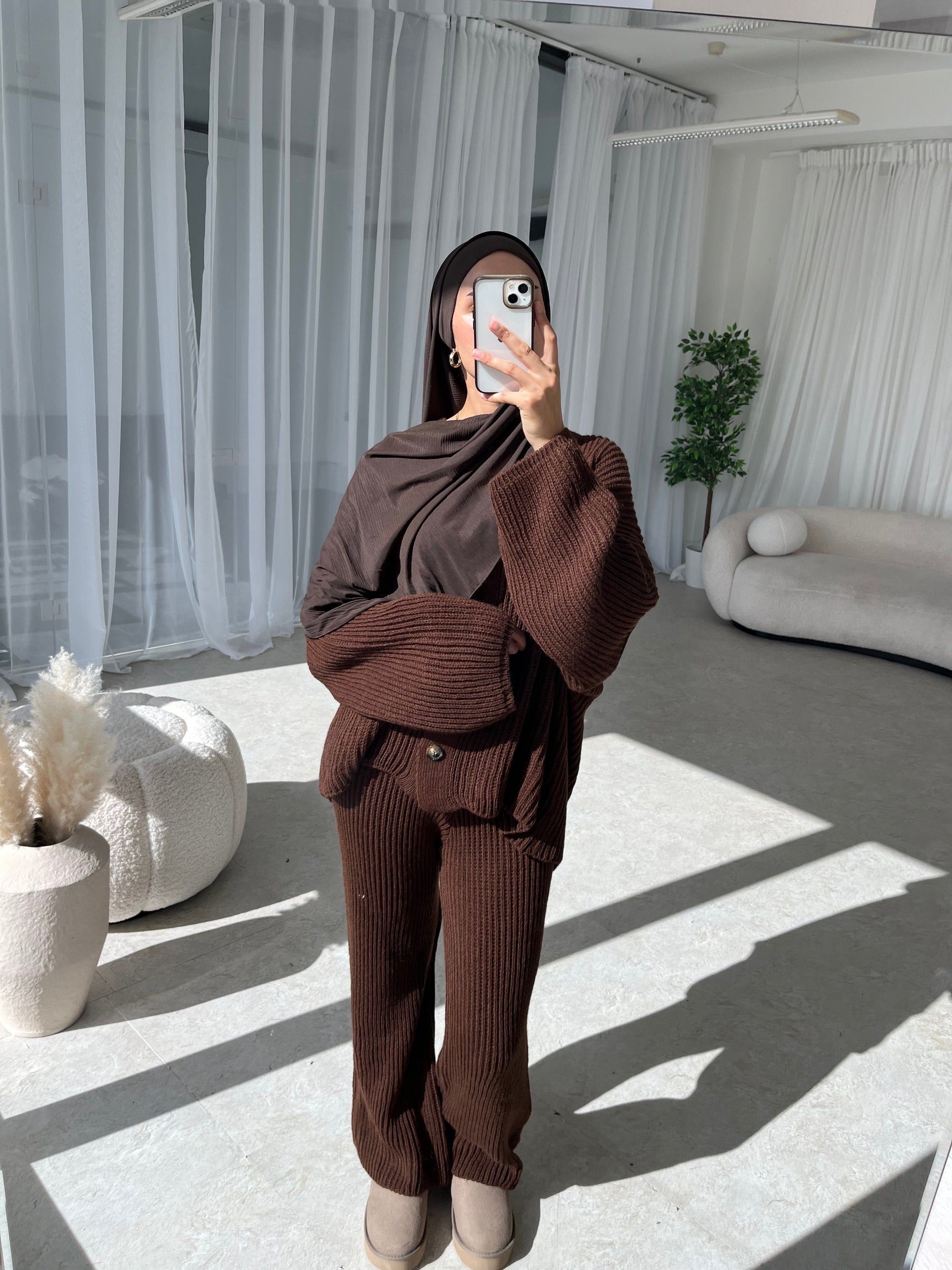 Brown loungewear set