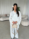 White kimono co-ord