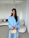 Baby blue kimono co-ord