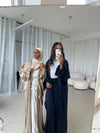 Navy Open Abaya