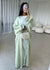 Light Mint Open Abaya