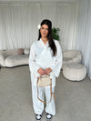 White kimono co-ord