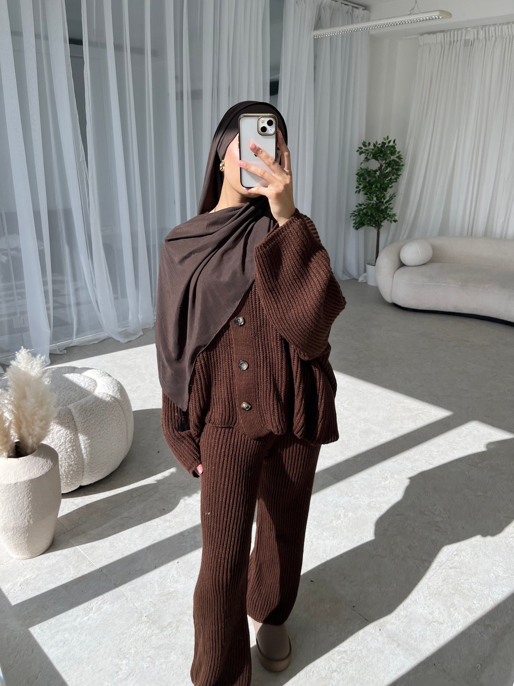 Brown loungewear set