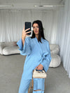 Baby blue kimono co-ord