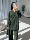 Khaki coudrouy kimono set