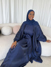 Navy 5 piece abaya set