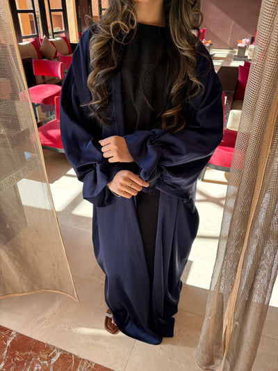 Navy Open Abaya (pre-order)