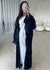 Navy Open Abaya