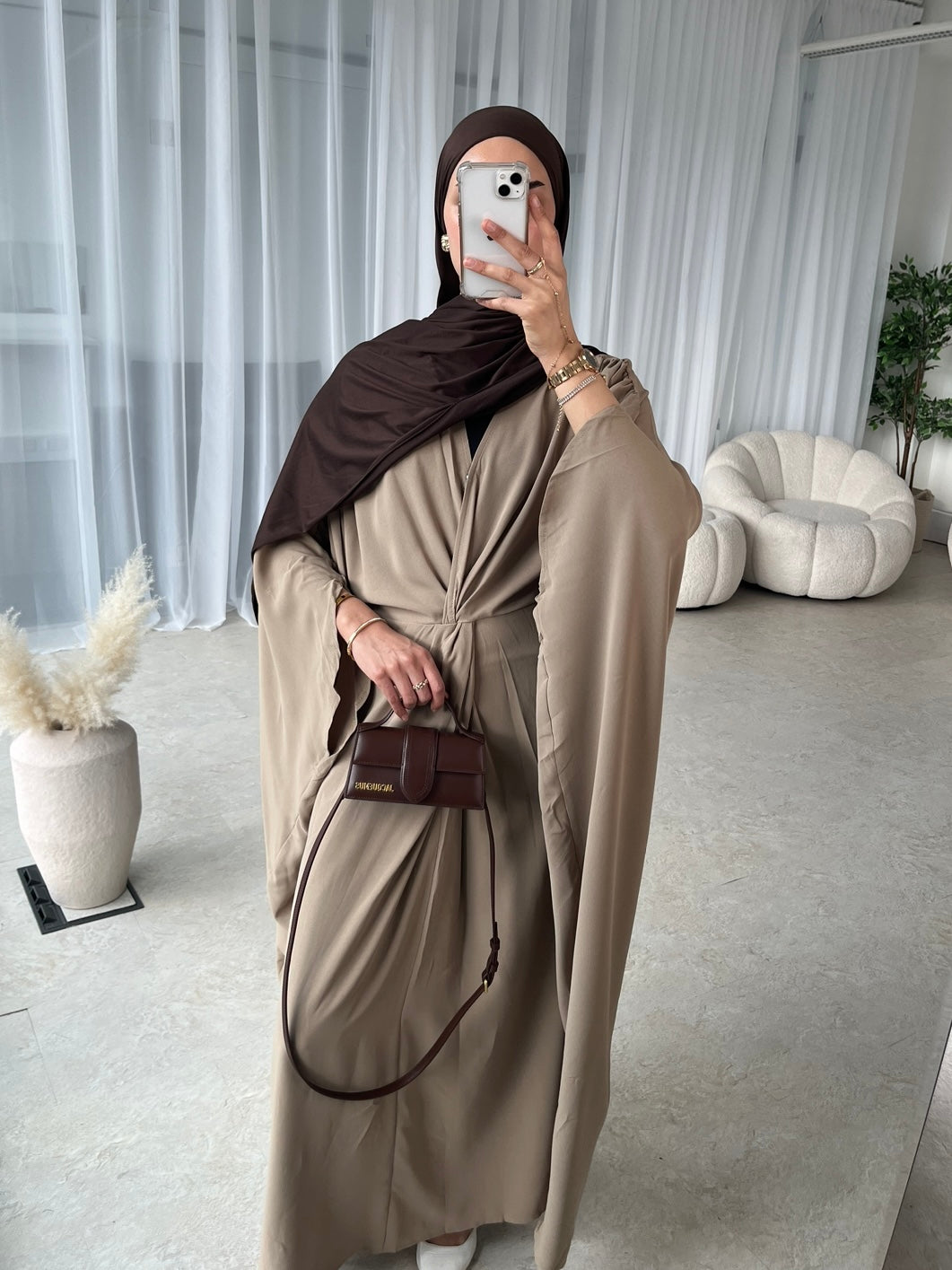 Taupe kaftan