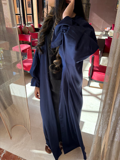 Navy Open Abaya (pre-order)