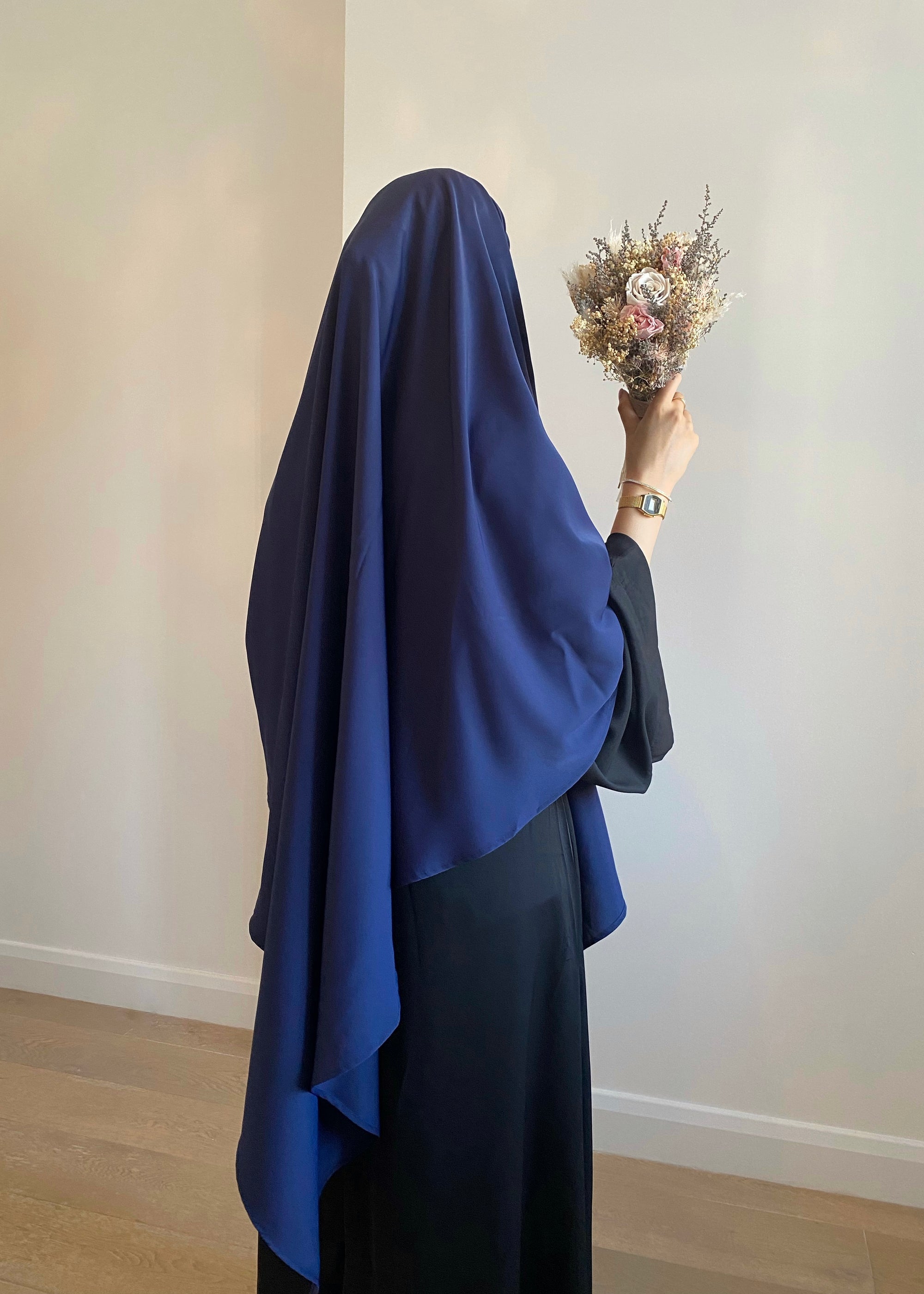 Navy Khimar