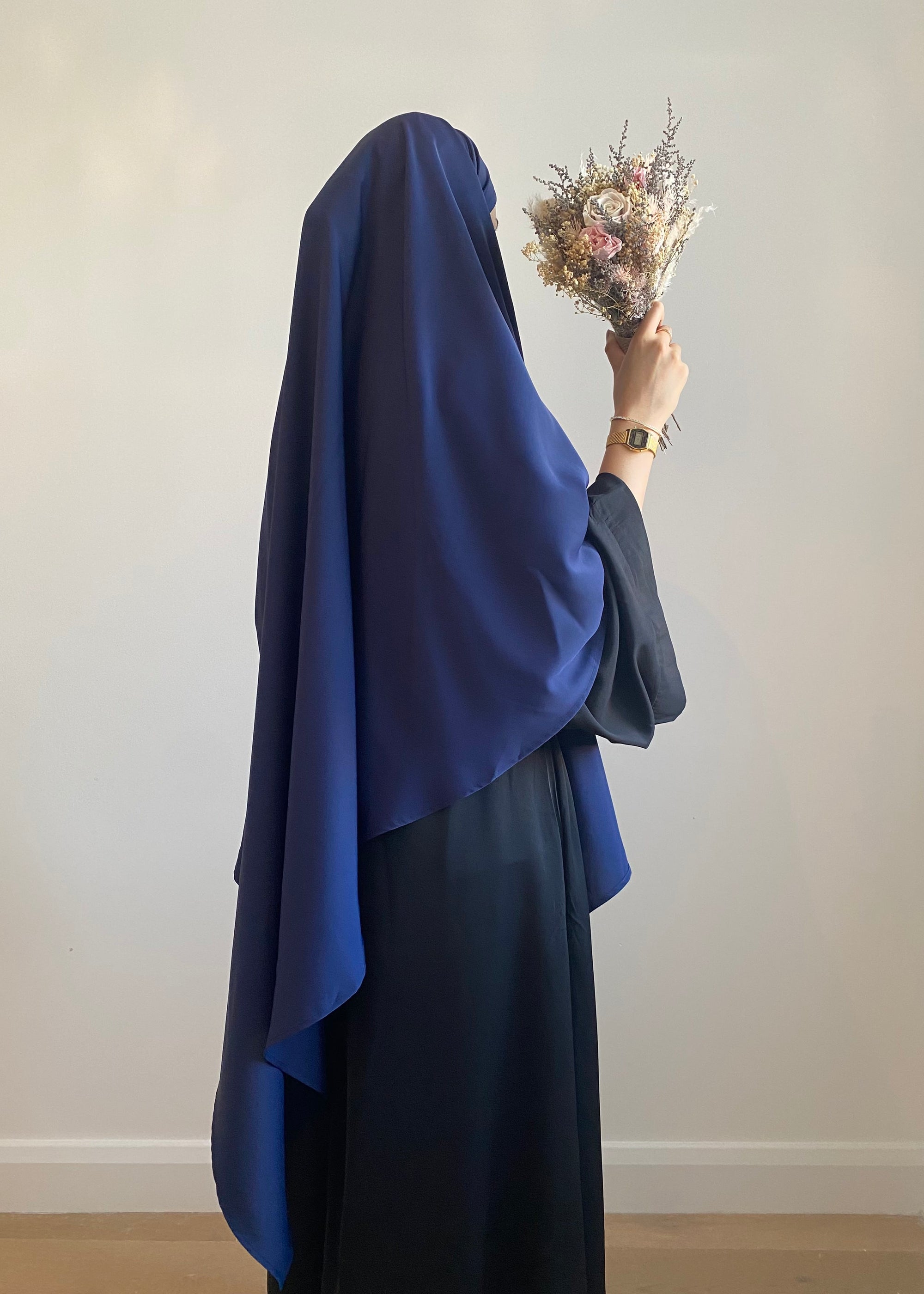 Navy Khimar